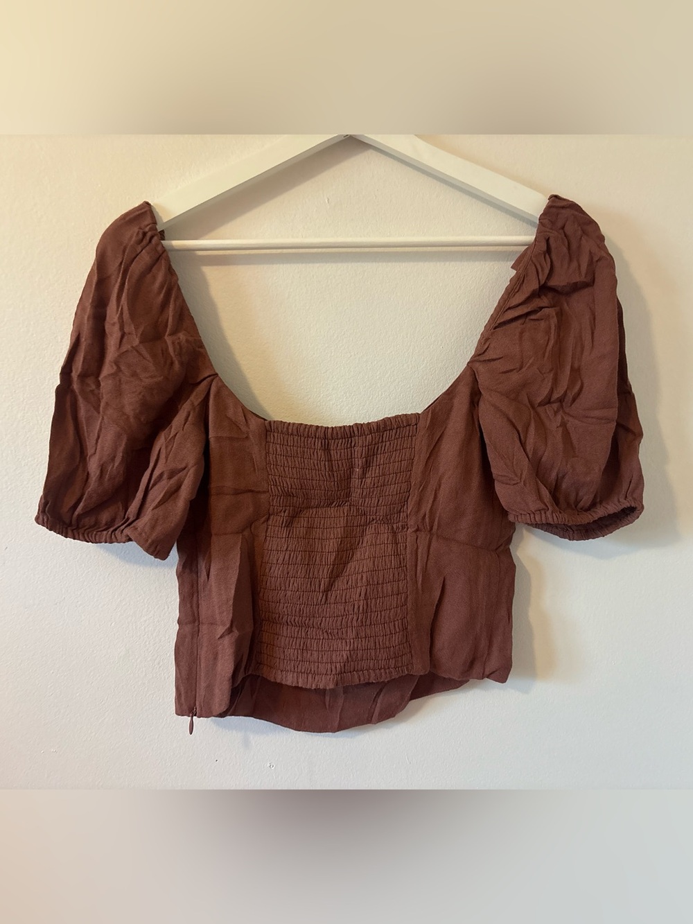 Wilfred Aritzia Novella Short Sleeve Blouse Size S - Picture 4 of 5